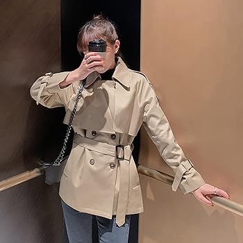 Amazon | [lsjdln] レディース カーキ色 コート ジャケット アウター